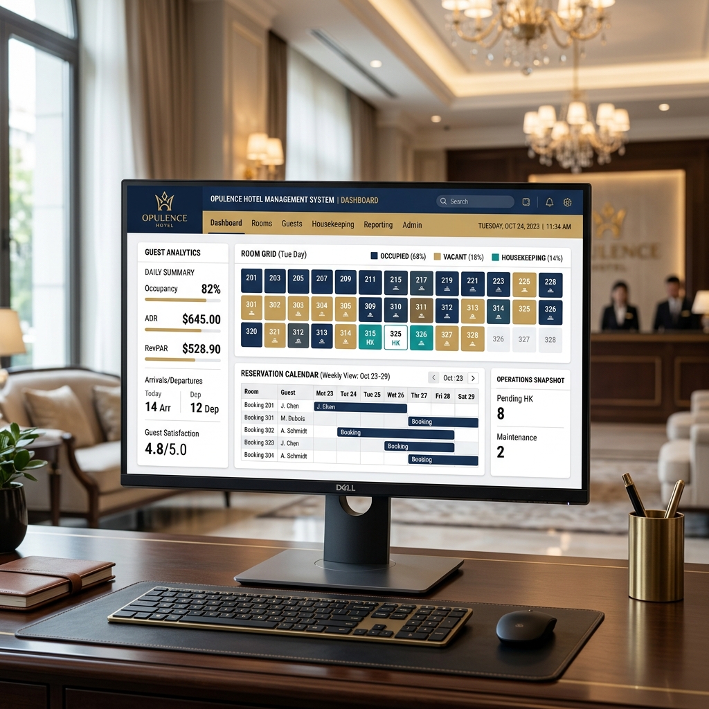 Hotel Management Interface